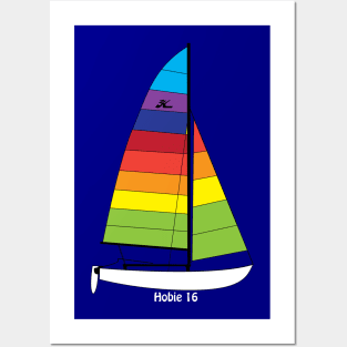 Hobie 16 Sailboat Posters and Art